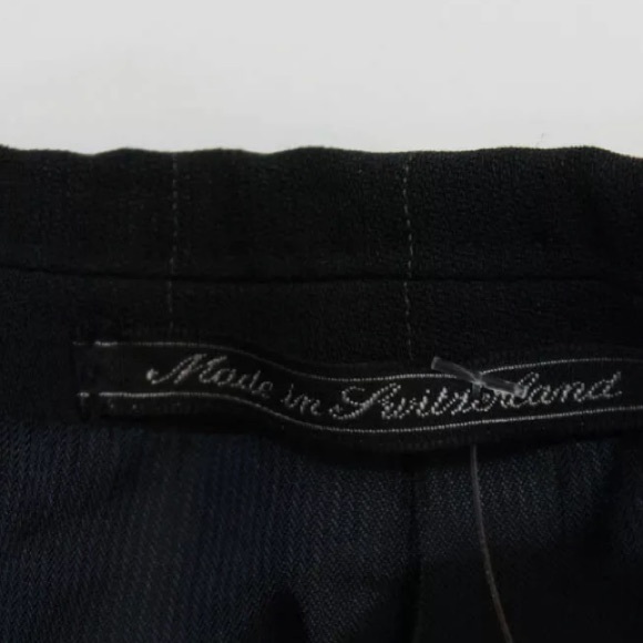 ERMENEGILDO ZEGNA BLAZER BLACK PINSTRIPE SIZE 40 - Picture 7 of 8